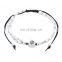 2017 New Arrival Retro Antique Silver Bead Leather Cords Starfish Anklet Foot Jewelry