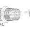 G-R type(with strain relief) Nylon Cable Gland G1/4" , G3/8", G1/2", G3/4"