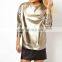 CHEFON Blank Sweatshirt Women with All Over Foil CAH0009