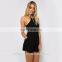 Black hight quality party one piece jumpsuit for women playsuit