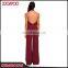 New Arrival Fashion Design Customed Ladies Off - Shoulder Long Tube Halter Bodycon Jumpsuit