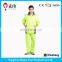 Maiyu New design pvc polyester/pvc 2pc yellow rain suit