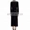 Gothic Punk Rave black longsleeve velvet dress-jacket Y-735