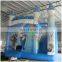 2017 new style china guangzhou inflatable castle with slide and pool