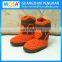 Crochet Baby CowGirl Boots Handmade Cotton Orange/Brown Baby Winter Booties Whosale