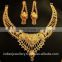 Gold plated bridal jewelry necklace sets manufacturer, Gold plated wedding jewellery necklace set exporter