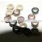 Blond color Top quality human hair extension bead links silicone micro ring