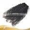 Natural color Brazilian 100% Human hair afro curly hair extension weft