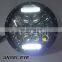 CZG-775 IP68 waterproof clearance lens glass/PC 7" 75W LED driving light for ATV UTV motorcycles