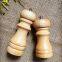 Wooden Salt & Pepper Mills,Made of Rubber Wood