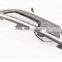 Auto body parts Front fog lamp grille with LED daily light for ford Focus 2015-2018 fog lamp frame