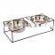 New Type Top Sale Iran Frame+Stainless Pet Food Bowl