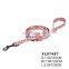 Flower Printing Flower Traffic Contral Handle Colorful PVC Comfortable Adjustable Durable Leash For Dog