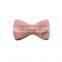 New autumn and winter pet ornaments British style flannel texture bright diamond dog bow tie cat bow tie