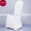 Rose hotel elasticity polyester fiber Removable Solid Color Ruffled dining chair cover,size custom made