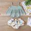 2020 Baby Girl Sets Camisole and Shorts Printing Children's Clothing Wholesale