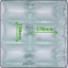 Instant inflatable air bubble wrapper for transportation protection