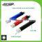 China made battery rechargeble flat portable mini led flashlight