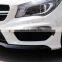 Matte Black Front Bumper Fog Light Splitter For Mercedes Benz CLA C117 CLA200 220 250 AMG 2013 2014 2015 Fog Lamp Splitter