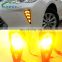 Carest 1Pair Car DRL LED Daytime Running Light Fog Lamp With Dynamic Yellow Signal For Toyota Camry 2015 2016