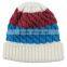 2016 Hot Sale Winter Stripe Hat Knit Colorful Women Hat