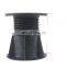 Paver support adjustable plastic pedestal for decking and tiles
