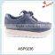 Bottom jagged female breathable straw interlay outsole lace up ladies sneakers