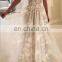 Sexy Wedding Dress Boho V Neck Appliqued Backless Elegant A Line Garden Wedding Gown Dress Bridal