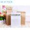 Custom printed kraft paper 6oz flat bottom box coffee pouches biodegradable coffee bags
