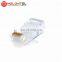 MT-5053A Fully Stocked RJ45 Cat.6A Modular Plug 8P8C Gold Plated LAN Plug