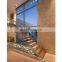 USA Style Modern Stainless Steel Floating&Straight Stairs Interior Staircase With Handrail Designs