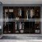 modern custom LED lighting glass sliding door wardrobe closet wardrobe bedroom
