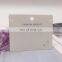 Simple Hot White Paper Ankle chain Card