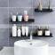 Plastic Multi functional Shower Double Layers Bathroom Storage Shelf Towel Bar Organizer Towel Hanger