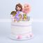 5 Pcs/Set Cake Topper Multi-color Ball Plug-in for Baking Birthday Dessert Festival Cake Toppers