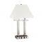 NEW hot selling Modern style table lamp with sliver finish zhongshan lighting factory