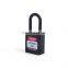 High Security Insulation Shackle Copper Cylinder Nylon Lock Safety Padlock