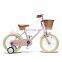 Children's bicycle girl 3-6 years old baby bicycle 16 inch Japanese retro kids bicycle with training wheel