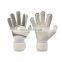 New German latex Goalkeeper Gloves Palm Goal Keeper gloves White
