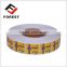 Professional Supply roll label for health care products, bottle label, drug label, label printing