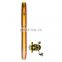 Byloo Solid non Carbon fiberglass  Light Slow Jigging Rod 2 Short Section Carbon Travel Rod Spinning Fishing Rod