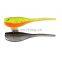 JOHNCOO 12Pcs/pack Wobbler Soft Fishing Lure 50mm 1g Jig Lure Swimbait Silicone Soft Bait