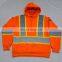 Wholesale orange navy blue hi vis custom hoodie safety hoodie best selling work wear hoodie safety winter clothing