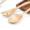 Practical Bamboo Wooden Salad Bowl with wooden Spoon and Fork Set