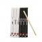 Customized Disposable Bamboo Japanese Tensoge Chopsticks With Individual Full Paper Wrapper