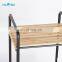 Stylish 3 Tier Metal Wire Rectangle Storage Caddy With Bamboo Base Rectangle Organizer Bathroom  Kitchen Office