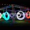 outdoor garden patio event party LED Moon Hanging Swing Chair Modern Swinging Pendant Ceiling Moon Lamp For Party Decoration
