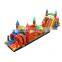 amusement park cheaper outdoor 100 sqm children inflatable bouncy castle