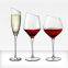 Factory Wholesale Hand Blown Champagne Flute Wine Glasses With Unique Slant Mouth