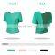 New Arrival Fashionable Womens Yoga Top Fitness Sports T Shirt With Breathable Mesh